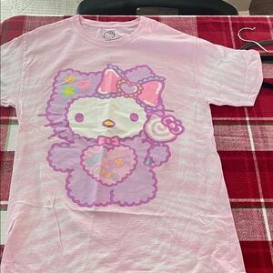 Hello Kitty Pink Logo Tee